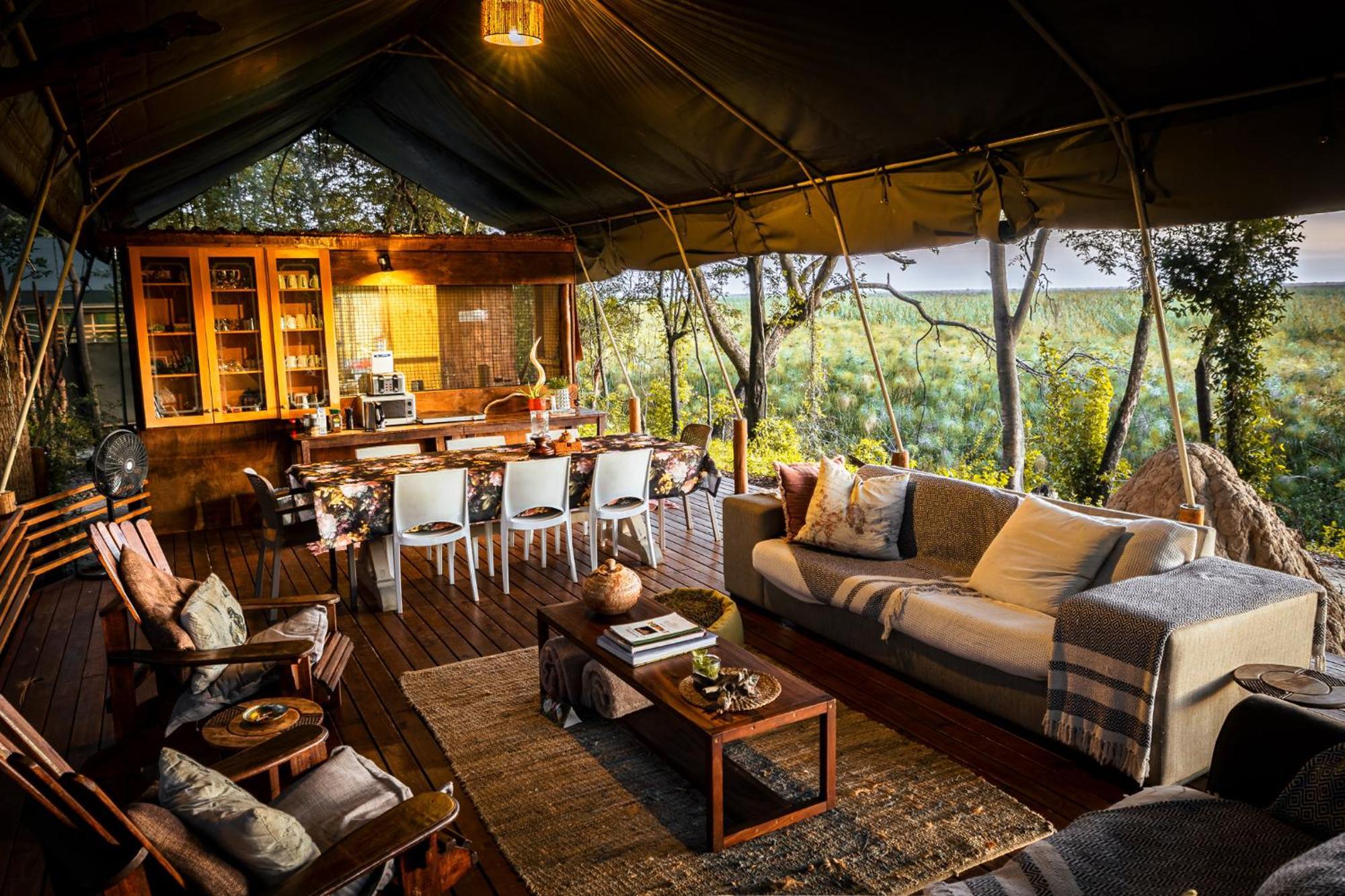 Askiesbos - Samochima Bush Camp Shakawe Exterior foto